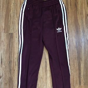 ADIDAS Maroon Track Pants